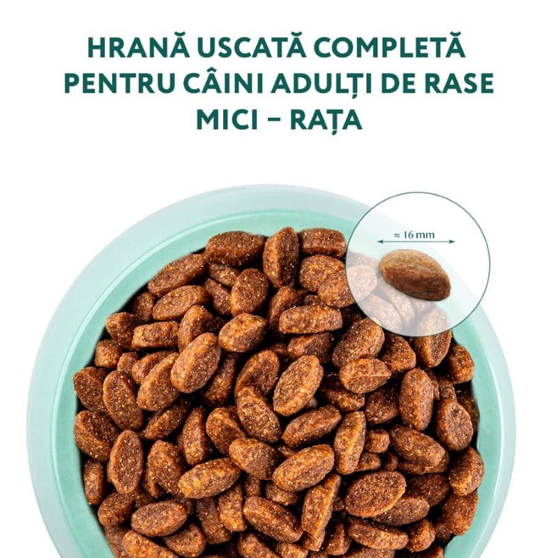 Optimeal Hrana uscata completa pentru caini adulti de talie mica, rata