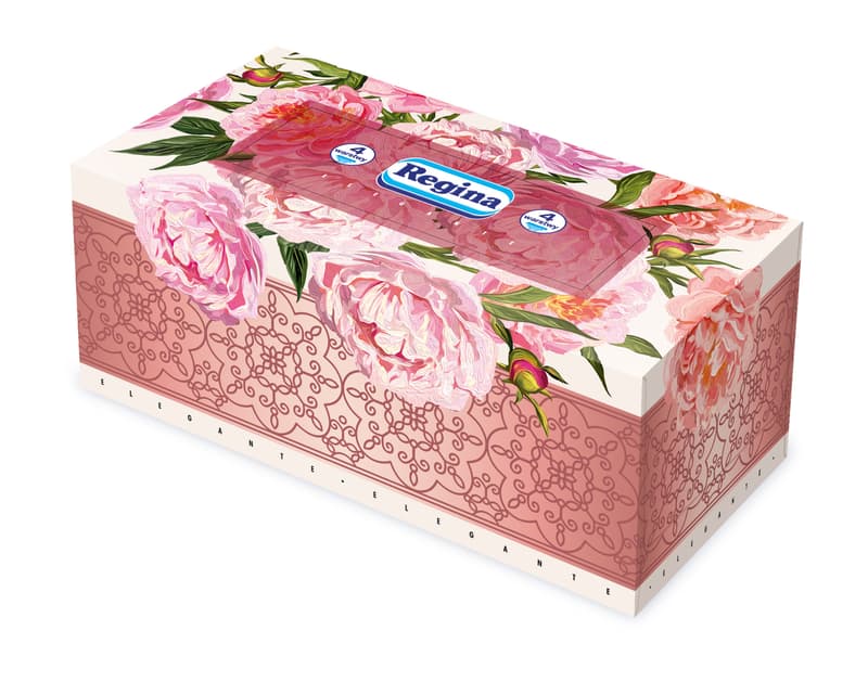 Regina Facial Tissues Pop Up Elegante, 4 layers