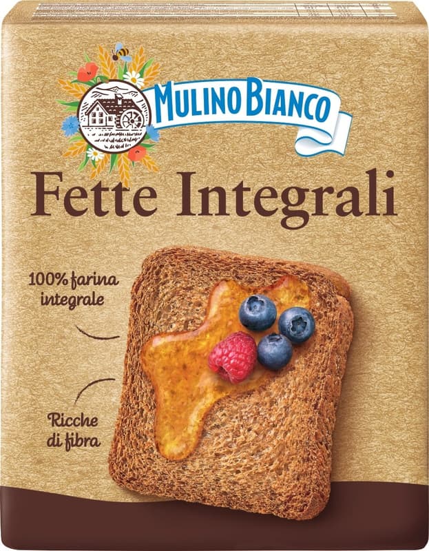 Mulino Bianco Paine prajita felii din faina integrala