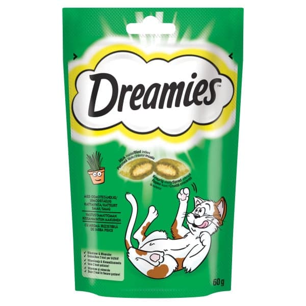 Dreamies Cat Treats, with Catnip Flavor