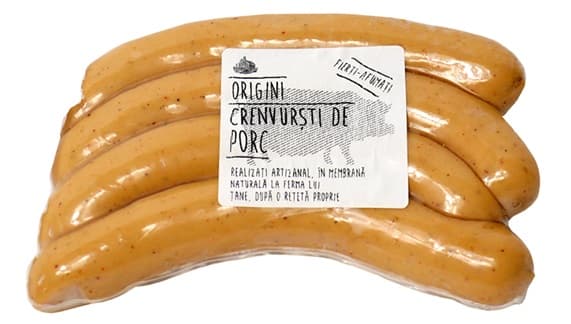 Origini Crenvursti de porc