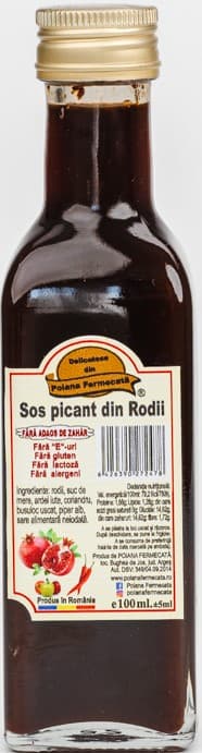 Poiana Fermecata Sos picant de rodii fara adaos de zahar