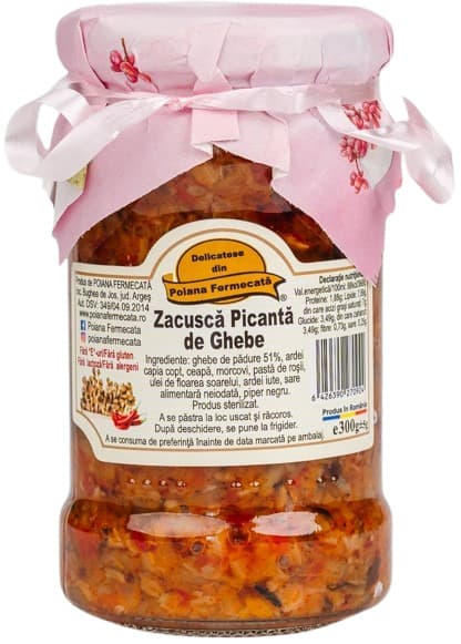 Poiana Fermecata Zacusca picanta de ghebe