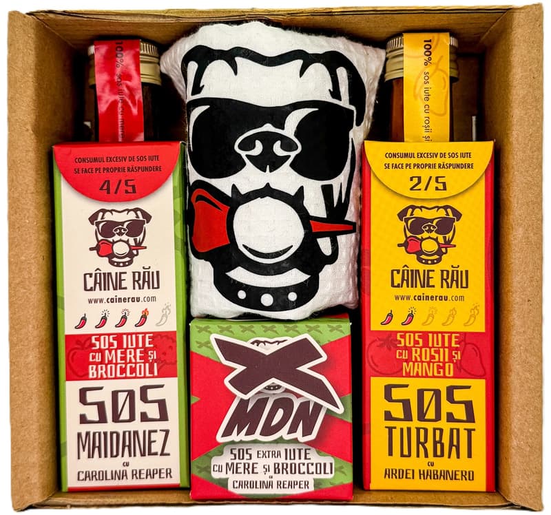 Caine Rau Hot Gift Box Set sosuri iuti
