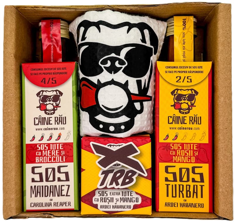 Caine Rau Hot Gift Box Set sosuri iuti