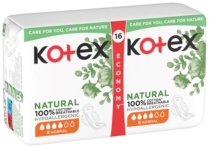 Kotex Natural Normal Absorbent Tampons