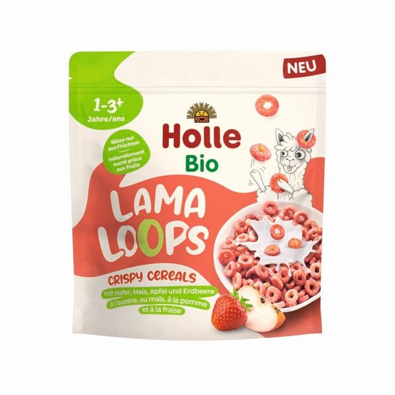 Holle Baby ECO Llama Loops Crunchy Cereal