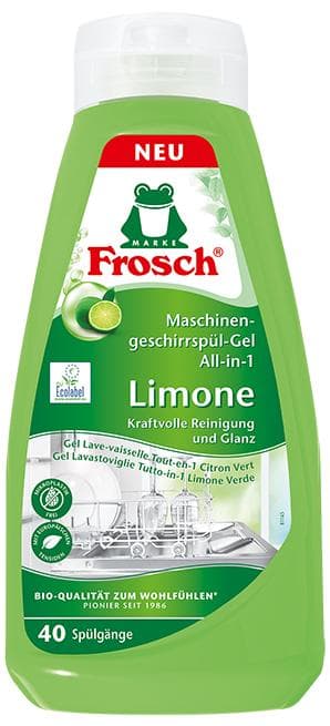 Frosch ECO Dishwasher Gel All-in-1, Lime, 40 Washes