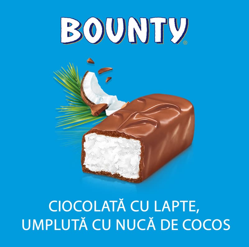 Bounty Coconut Bar Covered in Milk Chocolate 2x28.5g (57 g)