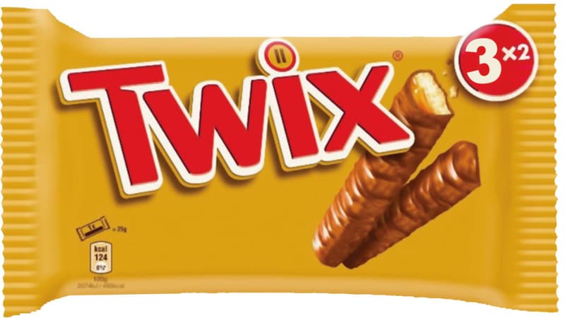 Twix Biscuit and Caramel Bars Covered in Milk Chocolate 3x50g