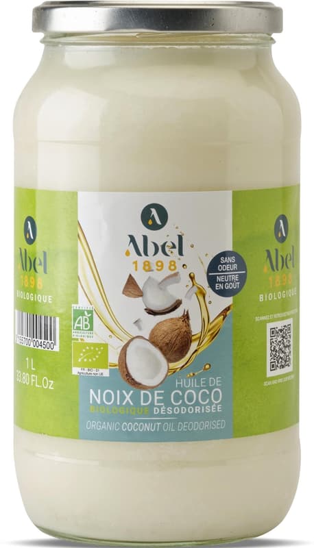Abel ECO Ulei de cocos virgin si dezodorizat (gust neutru) pentru gatit