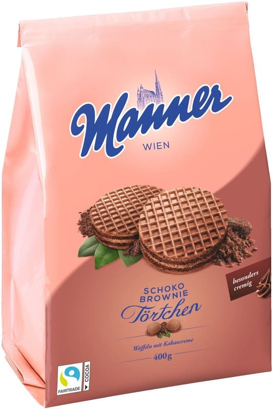 Manner Tartlets Choco-Brownie Wafer