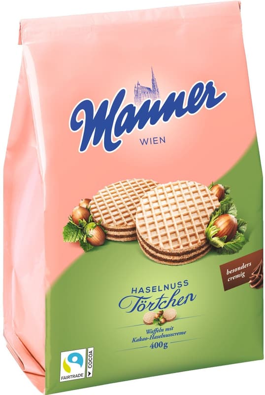 Manner Tartlets Hazelnuts Wafer