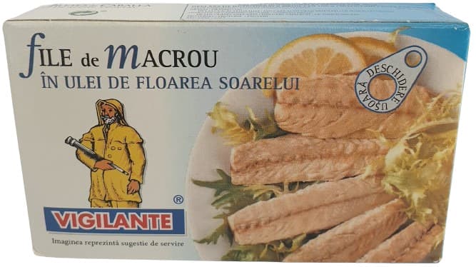 Vigilante Mackerel fillets in vegetable oil