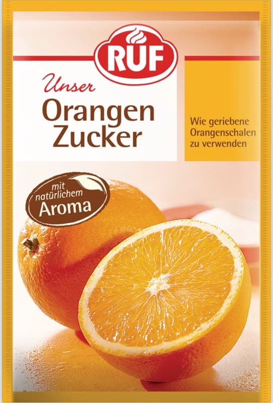 Ruf Sugar with orange flavor