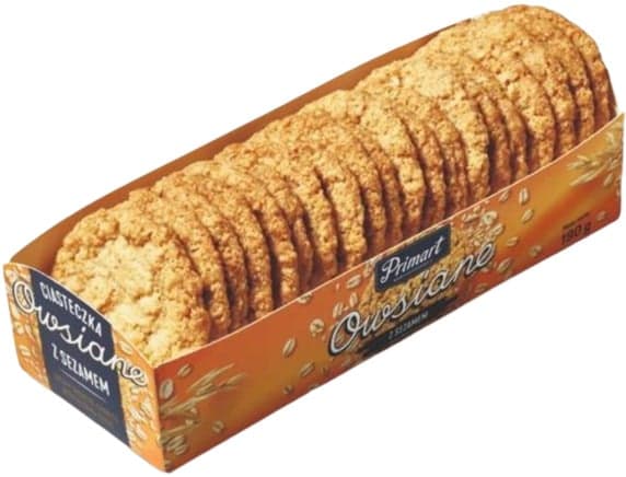 Primart Oat biscuits with sesame seeds