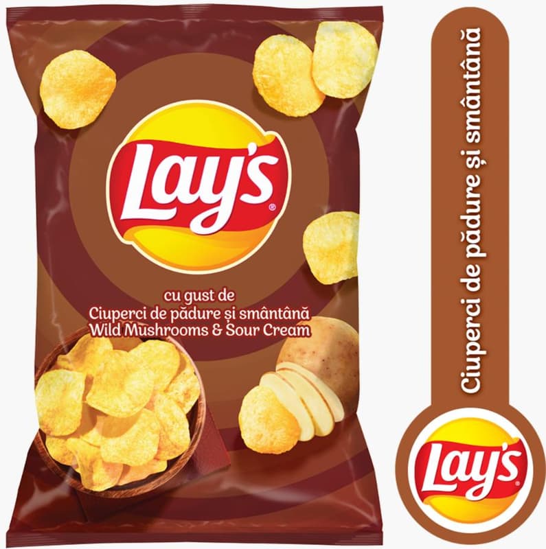 Lay's Chips cu ciuperci si smantana