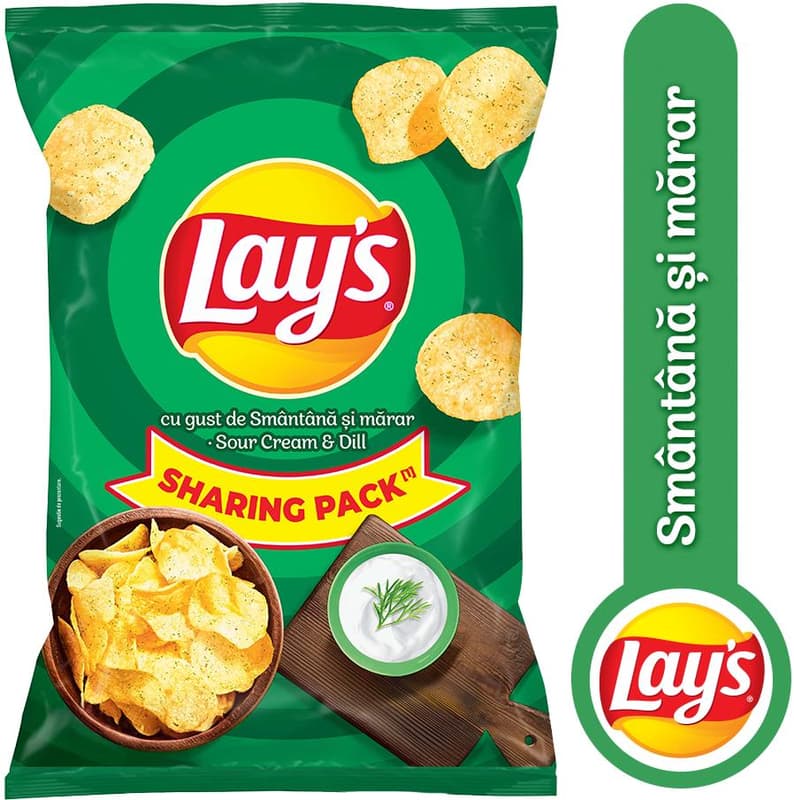 Lay's Chips cu smantana si marar