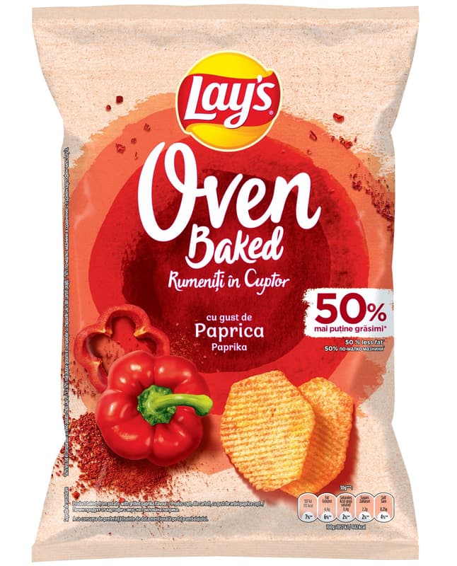 Lay's Baked Chips cu paprika