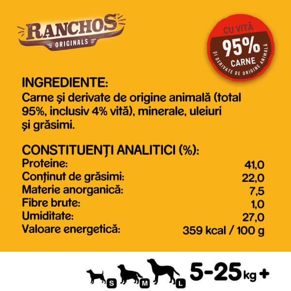 Pedigree Ranchos Dog Treats with Beef