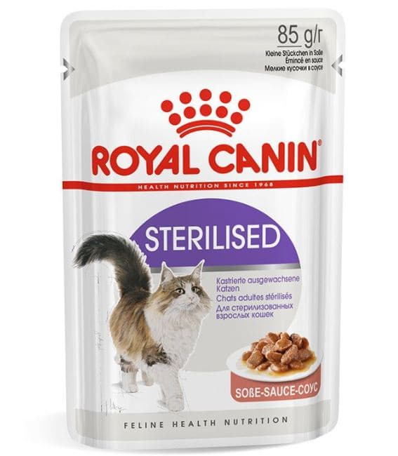 Royal Canin Sterilised in Sos Hrana umeda 12x85g