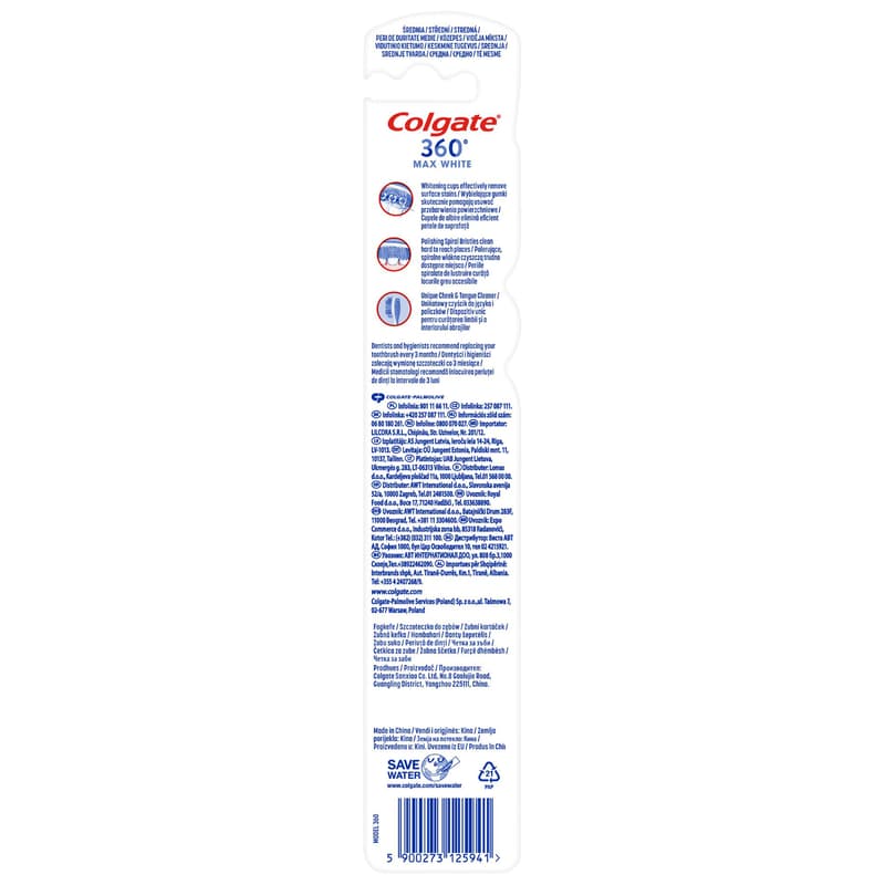 Colgate 360 Max White Toothbrush