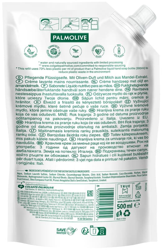 Palmolive Naturals Milk & Olive Doypack Liquid Soap
