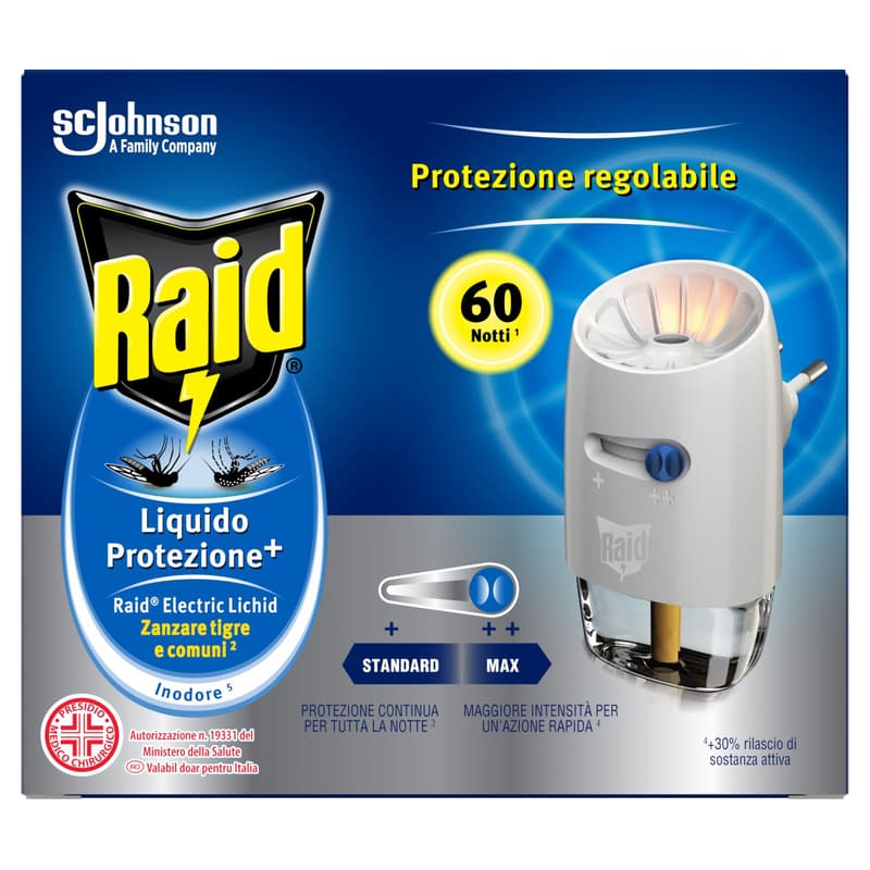 Raid Dual Air Aparat electric anti-tantari , cu temporizator