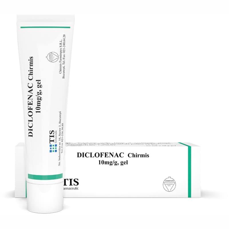 CHIRMIS DICLOFENAC 1% GEL 50G