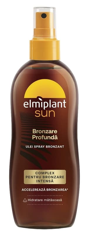 Elmiplant Sun Fast Tanning Spray Oil, SPF-Free