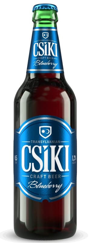 Csiki Sor Transylvanian Blueberry Craft Beer Bottle