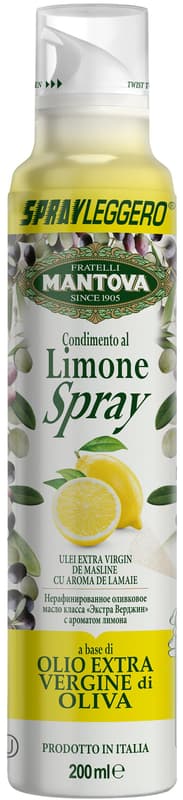 Mantova Extra virgin olive oil with lemon spray