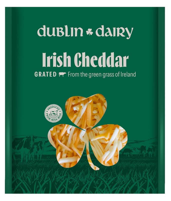 DUBLIN DAIRY Irish Cheddar Mix grated 150 g
