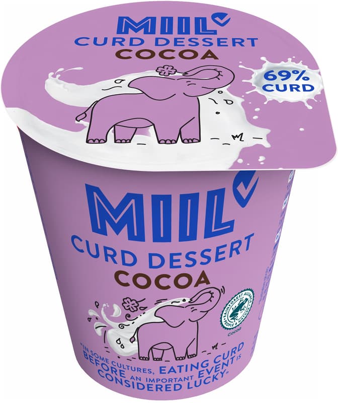 Miil Curd dessert cocoa