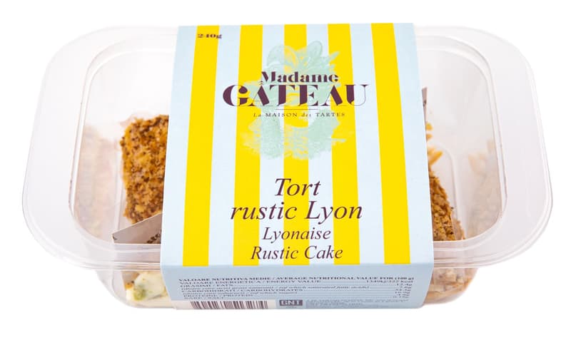 Madame Gateau Slices of rustic Lyonaise cake (2 servings)