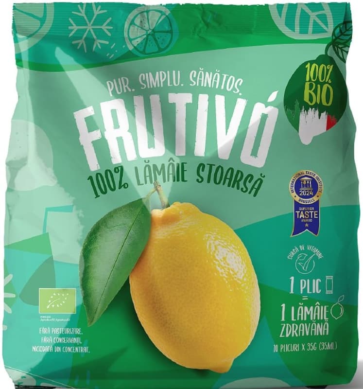 Frutivo ECO 100% Frozen Squeezed Lemon 10x35g