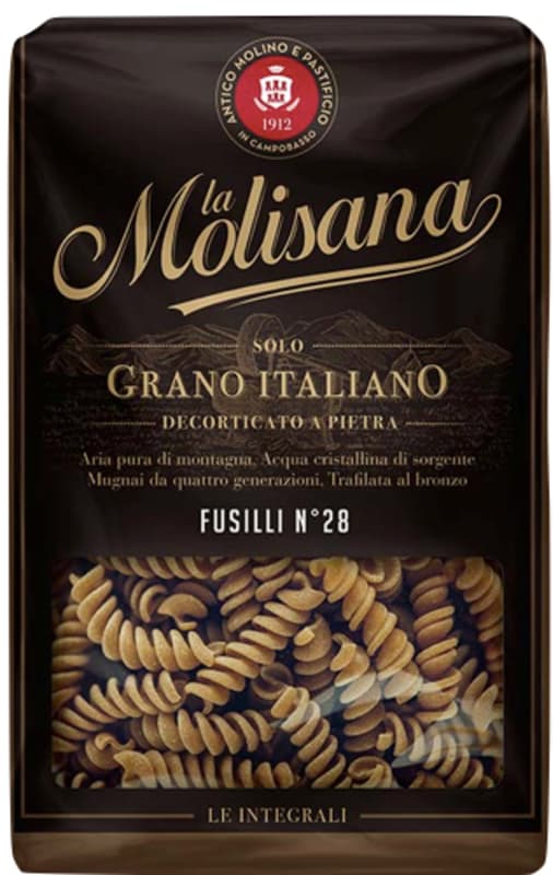 La Molisana Whole Wheat Fusilli no28 Pasta