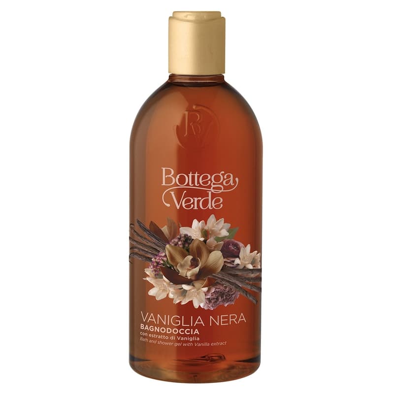 Bottega Verde Gel de dus, delicat, cu extract de vanilie neagra - Vaniglia Nera