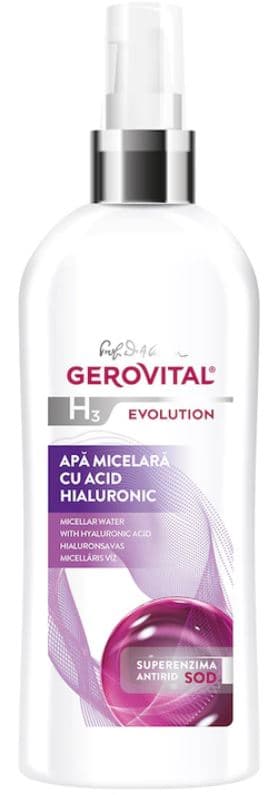 Gerovital H3 Apa micelara cu acid hialuronic