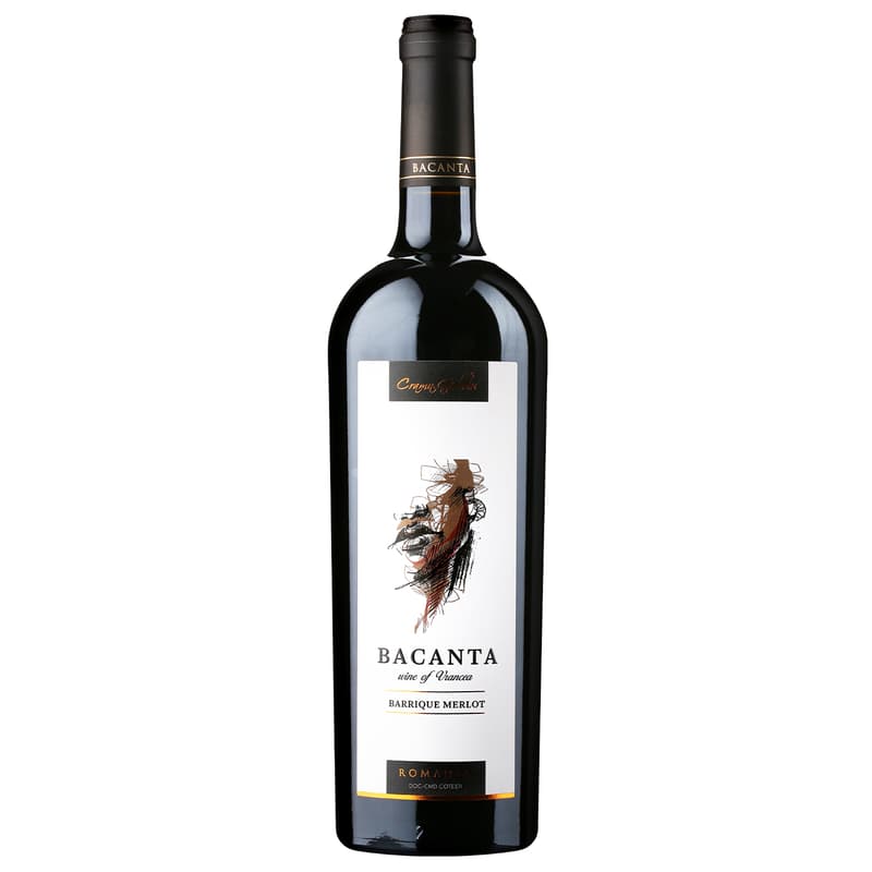 Bacanta Merlot Barrique Vin rosu sec DOC