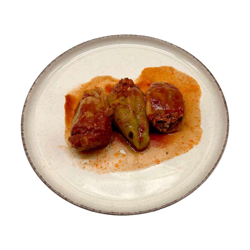 2C' Ardei umpluti cu carne de porc