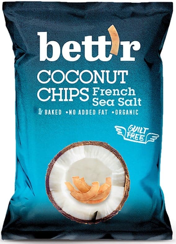Bettr ECO Chips de cocos cu sare de mare fara gluten