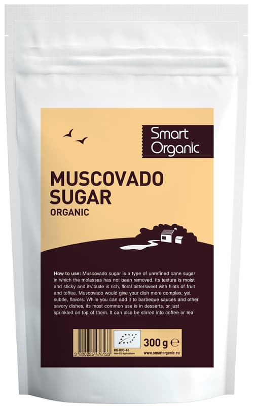 Smart Organic ECO Muscovado brown sugar from cane