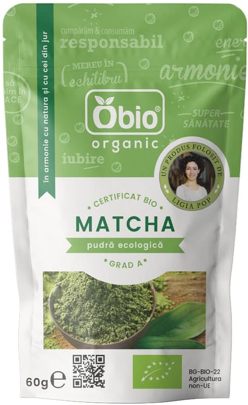 Obio ECO Matcha (ceai verde) pudra