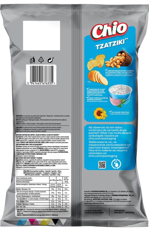 Chio Tzatziki Chips