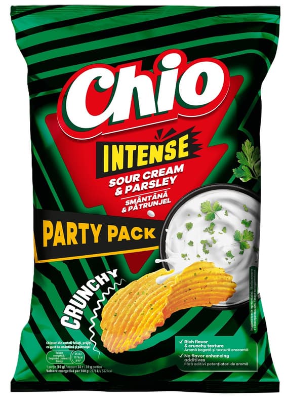 Chio Chips intens smantana&ierburi aromate
