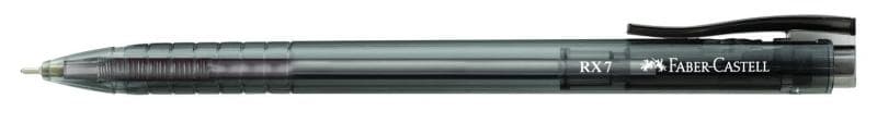 Faber-Castell Roller 0.7 mm, semi-gel cu mecanism negru RX7