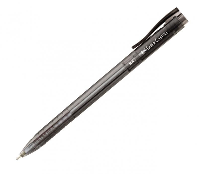 Faber-Castell Roller 0.7 mm, semi-gel cu mecanism negru RX7