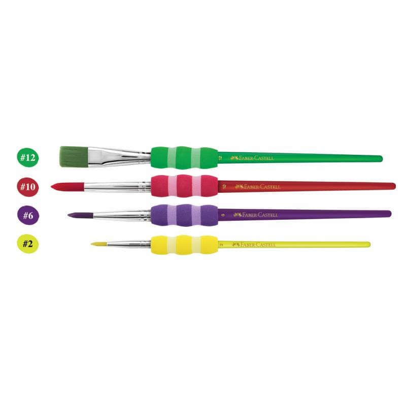 Faber-Castell Set 4 pensule, soft touch