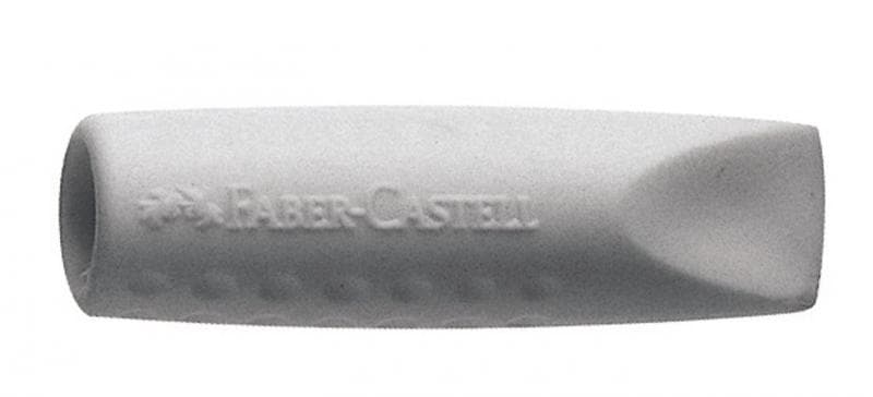 Faber-Castell Set radiera cu capac, grip 2001, gri (2)